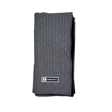 Mini Herringbone Denim Blanket- Navy Fleece