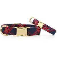 The Foggy Dog Kingston Plaid Flannel Holiday Collar