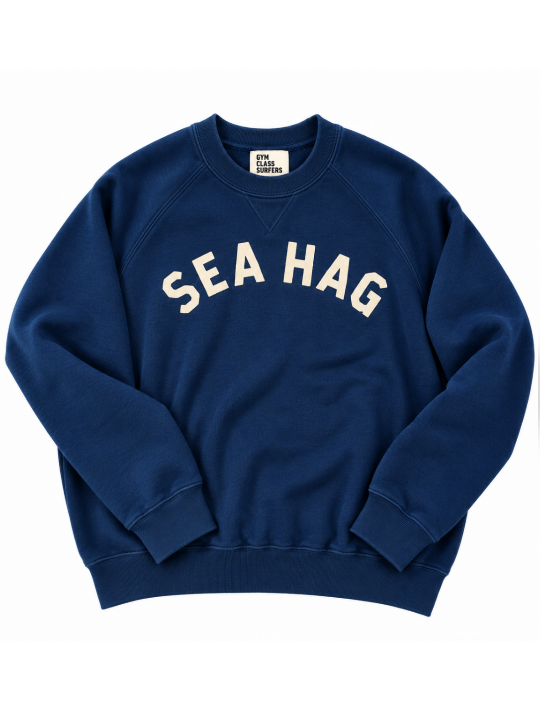 Sea Hag Vintage Crewneck Sweatshirt – Navy & Cream XL