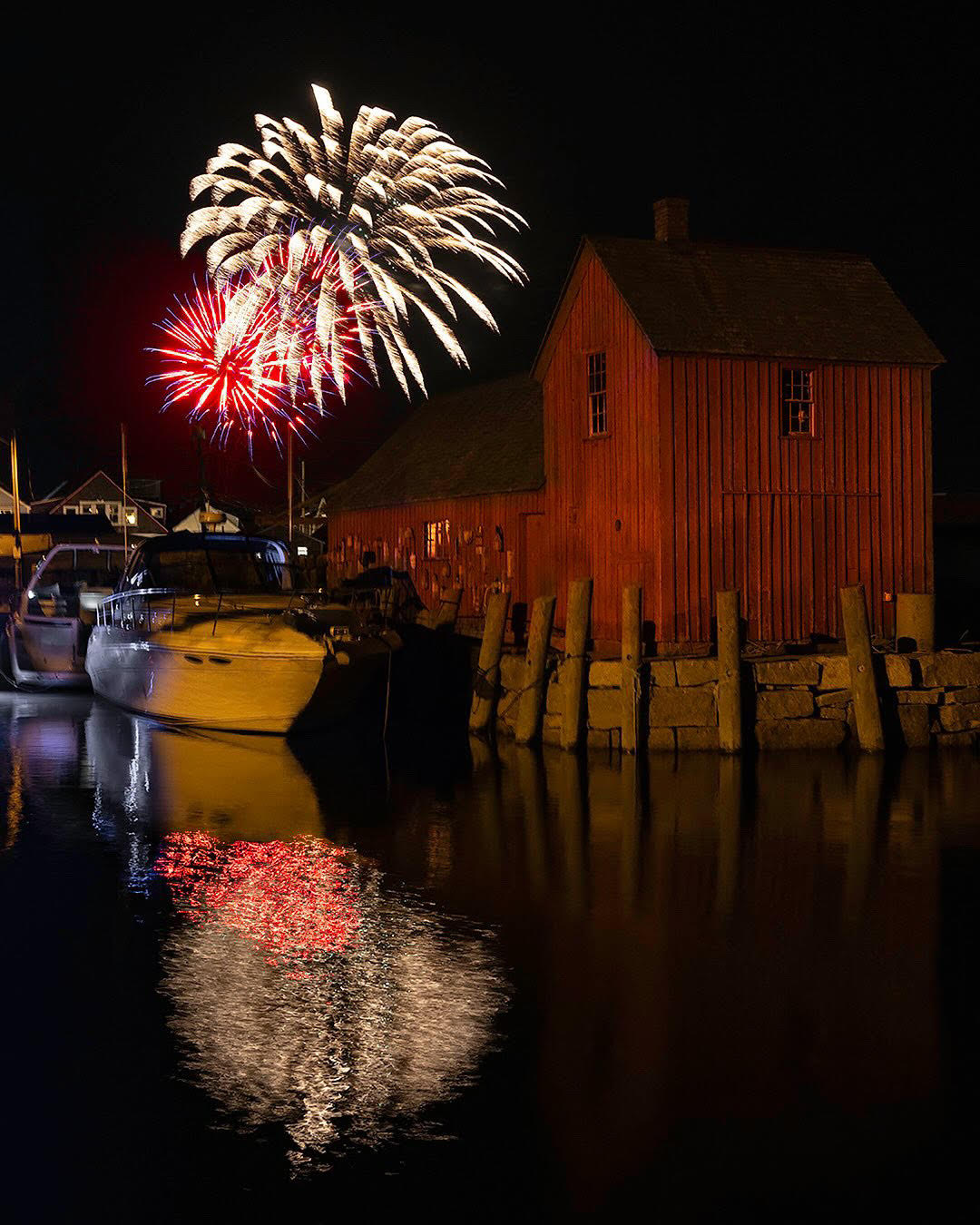 Rockport Illuminations 2026 T-Shirt | Limited Edition Cape Ann Fireworks Tee