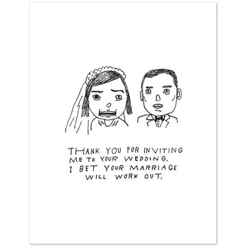 Mountains vs Plains Greeting Card - Wedding Card