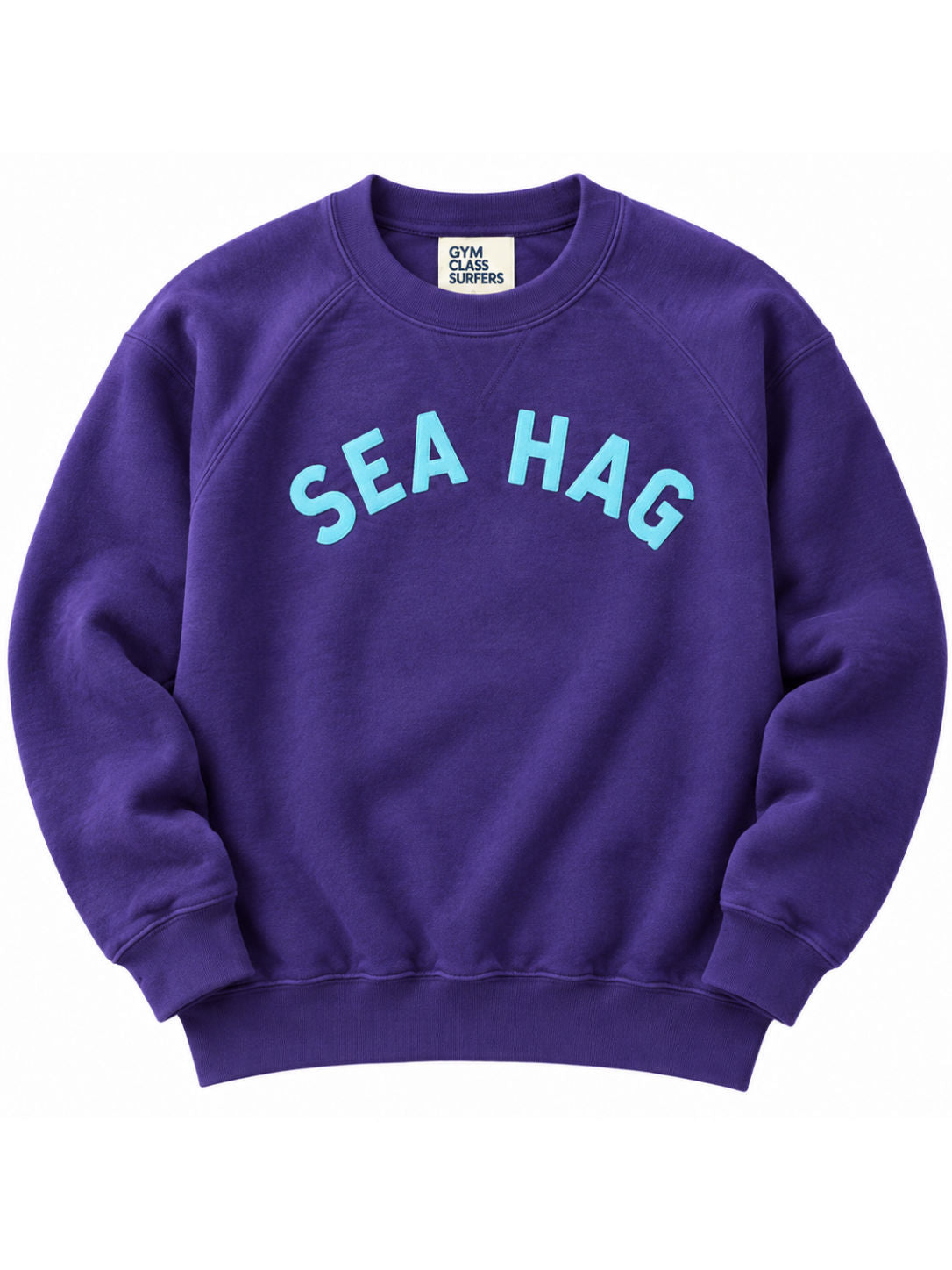 Sea Hag Vintage Crewneck – Vintage Purple / Sky Blue - L