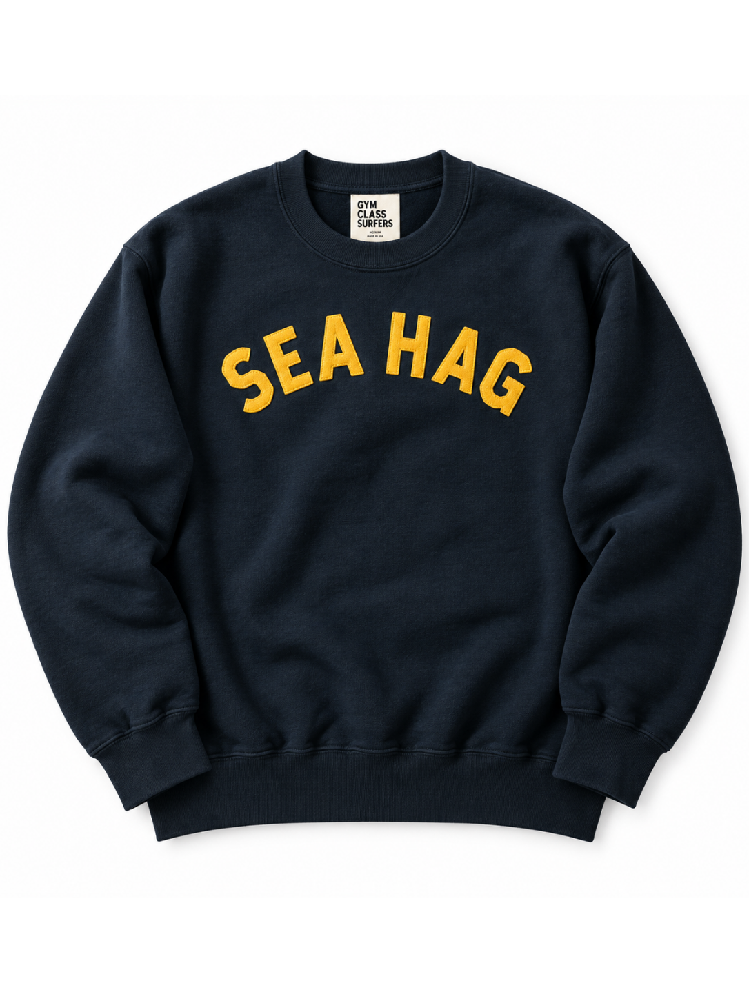 Sea Hag Vintage Sweatshirt – Black & Golden Orange - M