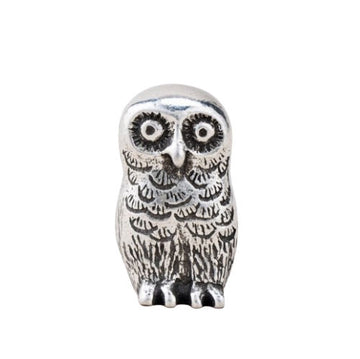 Owl Netsuke | Danforth Pewter | Handmade in the USA