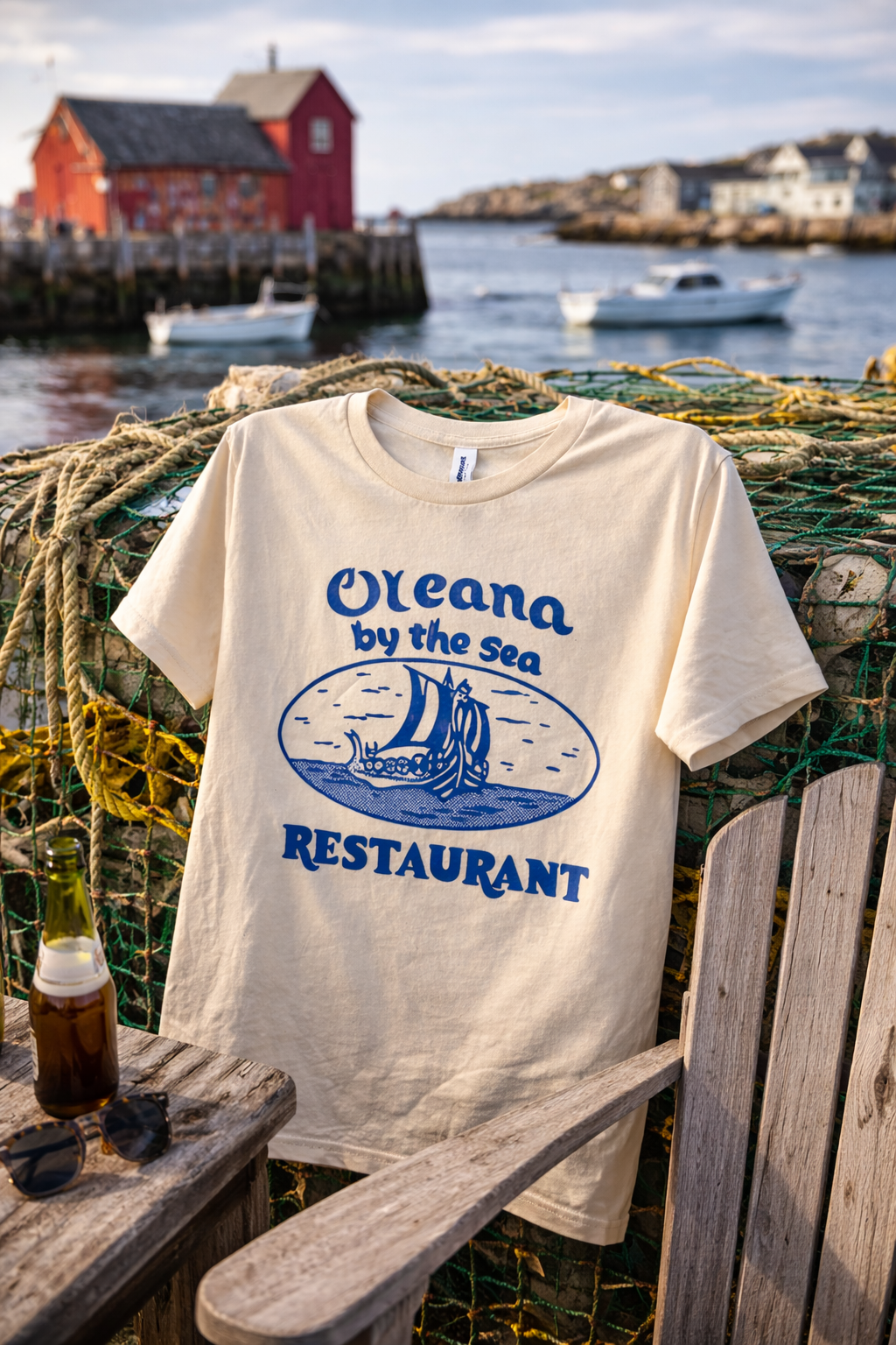 Vintage Rockport T-Shirt - Oleana By The Sea