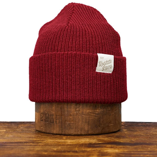 Upstate Stock Upcycled Watchcap - Pomegranate
