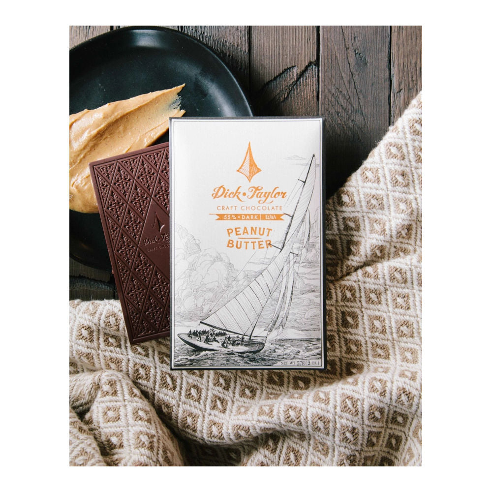 Peanut Butter 55% Dark Chocolate – Bean to Bar Chocolate
