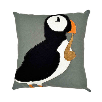 Puffer Puffin Pillow