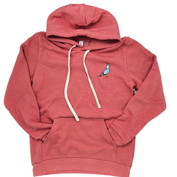 DBC Embroidered Seagull Hoodie - DESERT ROSE (Unisex)