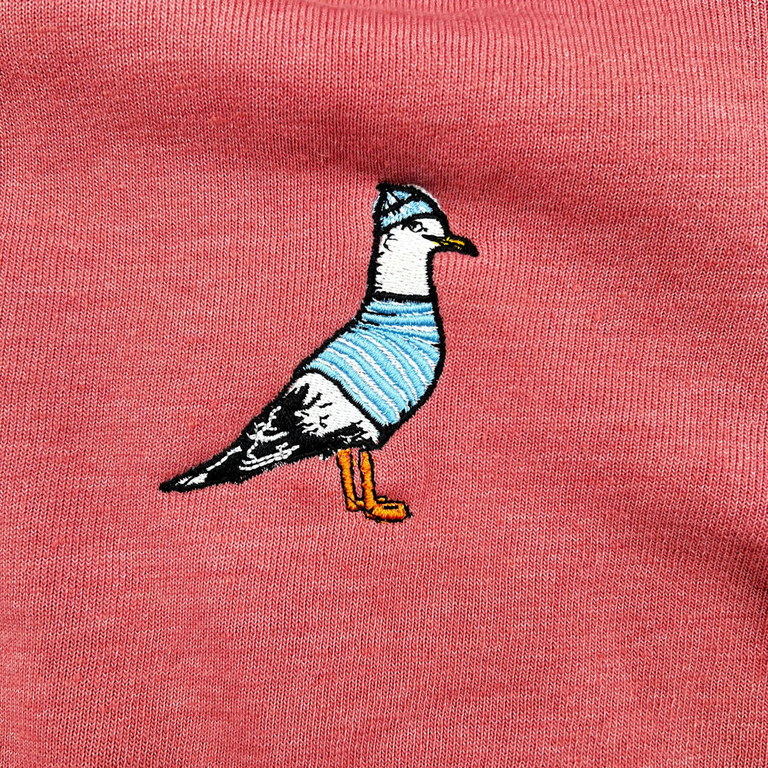 DBC Embroidered Seagull Hoodie - DESERT ROSE (Unisex)