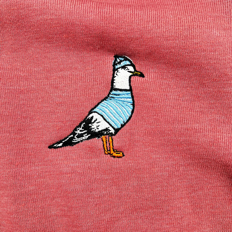 DBC Embroidered Seagull Hoodie - DESERT ROSE (Unisex)