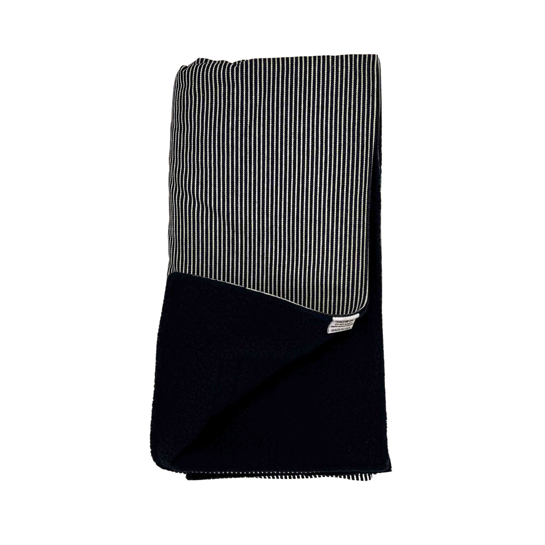 Mini Rail Car Denim Blanket- Navy Fleece