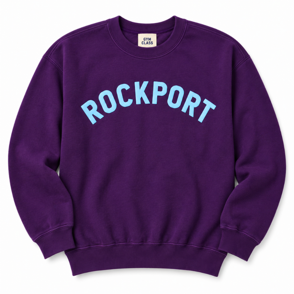 Vintage Rockport Sweatshirt – Vintage Purple & Powder Blue - L