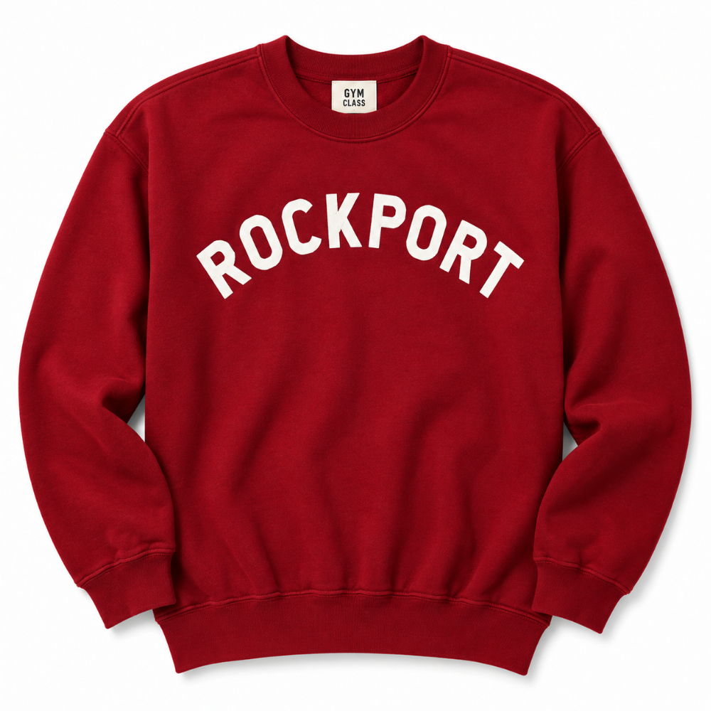 Vintage Rockport Sweatshirt – Regatta Red & Cream | Gym Class Surfers - XL