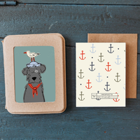 Sailor Dog Greeting Card Set | Boxed Notecards (10 Pack)