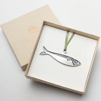 Sardine Pewter Christmas Ornament – Beehive Handmade