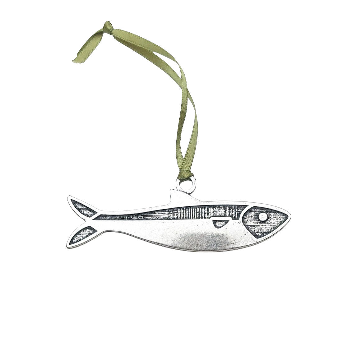 Sardine Pewter Christmas Ornament – Beehive Handmade