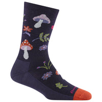 Darn Tough Women’s Shroom Bloom Crew Sock – Blackberry