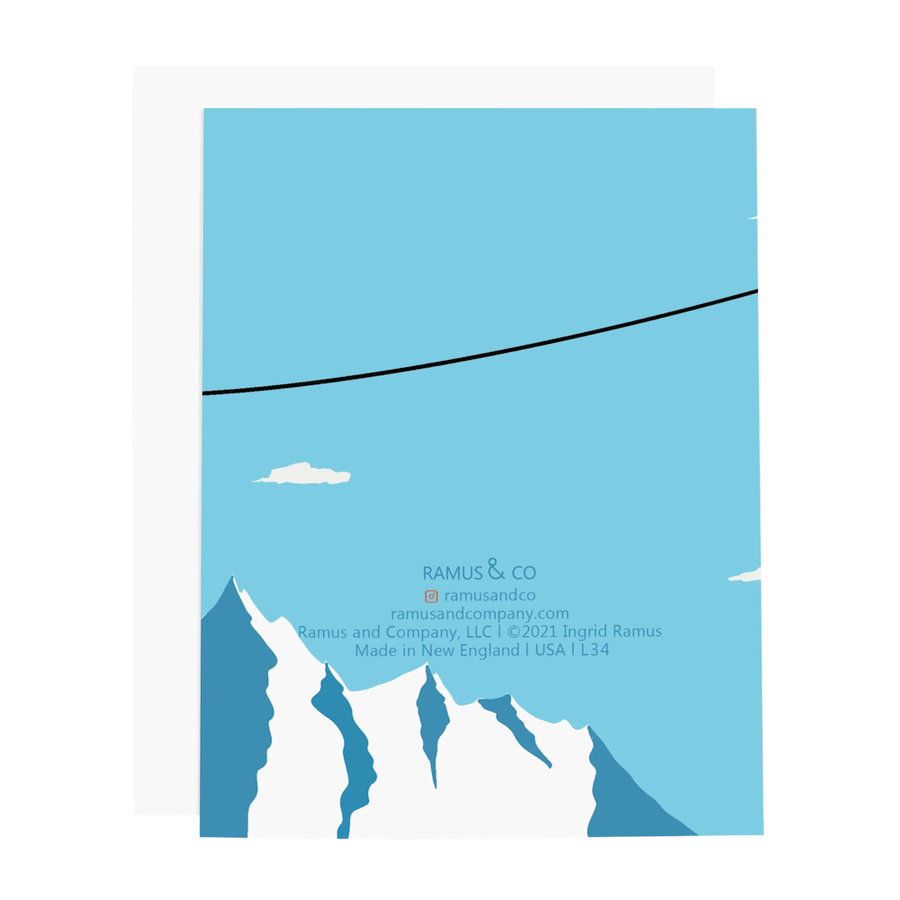 Ramus & Co. Ski Love Greeting Card