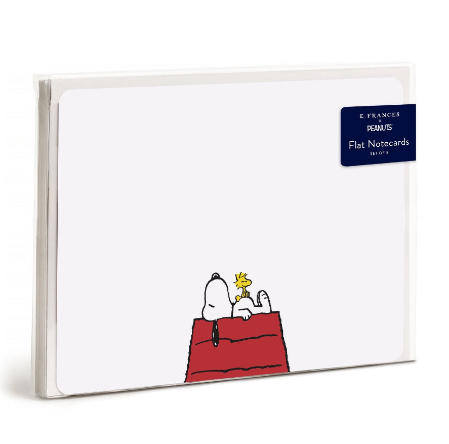 Snoopy & Woodstock Flat Notecards | E. Frances x Peanuts®