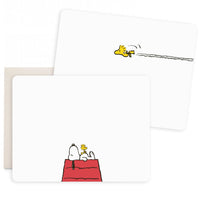 Snoopy & Woodstock Flat Notecards | E. Frances x Peanuts®