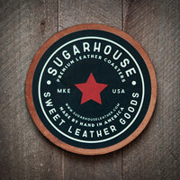 East Coaster Leather Coaster (Made in USA)