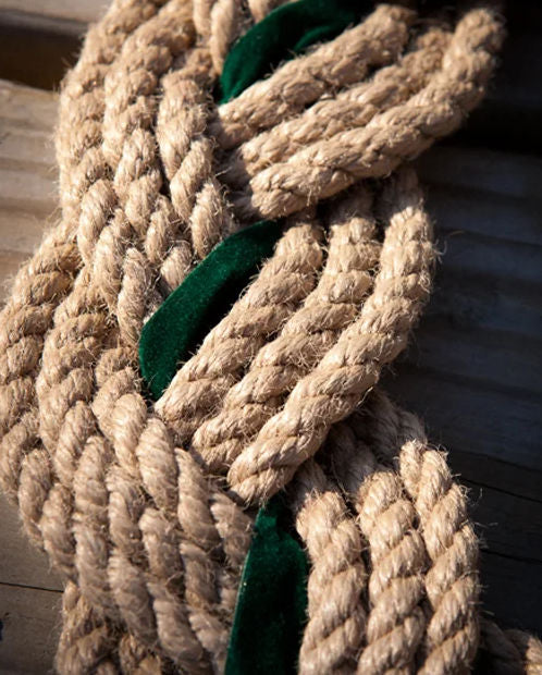 First Harbor Wreath | Hunter Green & Tan