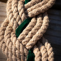 First Harbor Wreath | Hunter Green & Tan