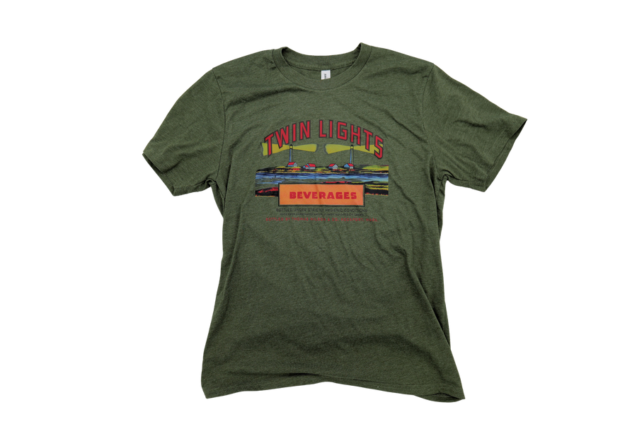 Vintage Rockport T-Shirt - Twin Lights Soda