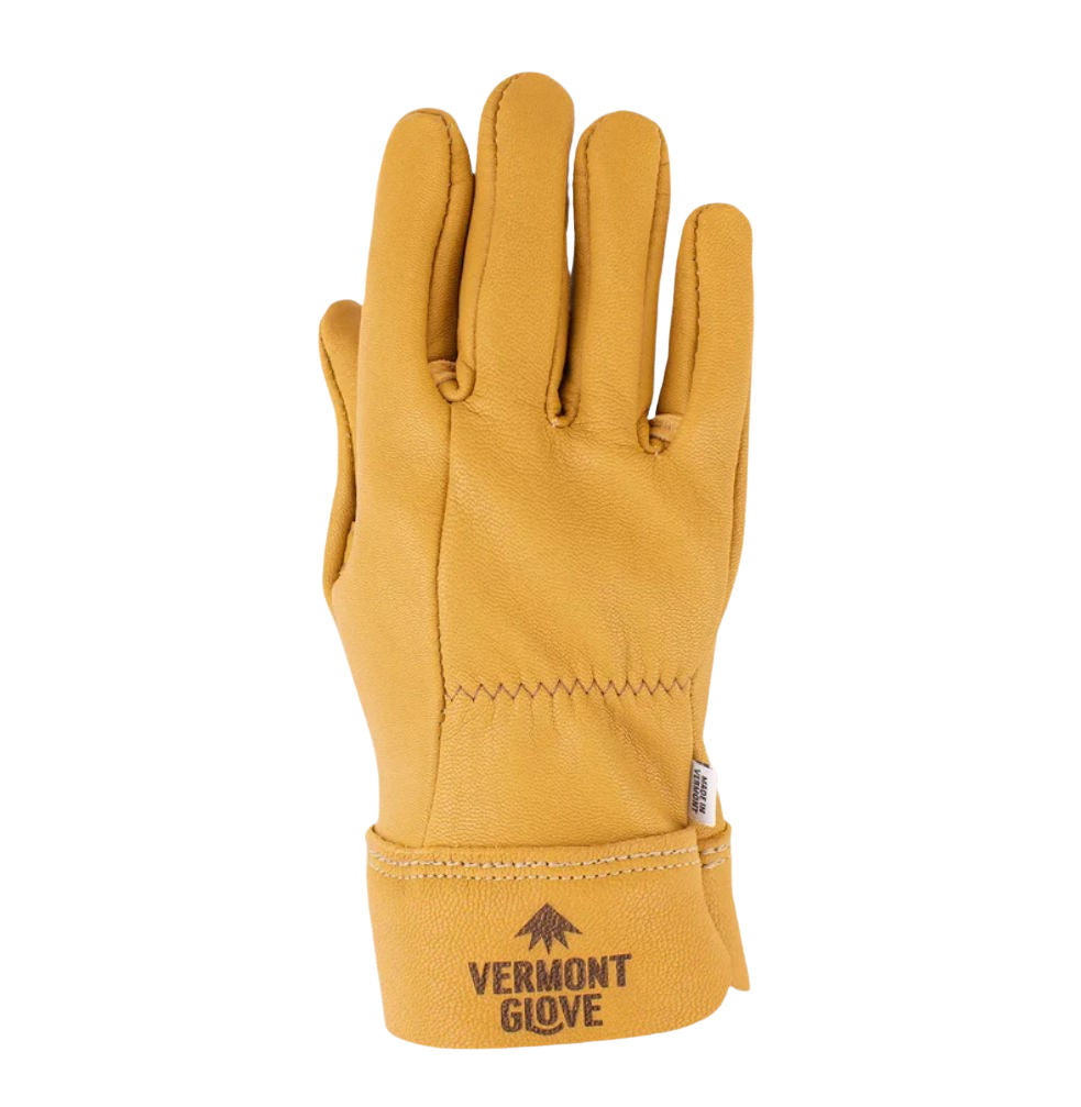 Vermont Glove The Flatlander Leather Work Gloves – Handmade Goat Leather Work Gloves (Made in Vermont)