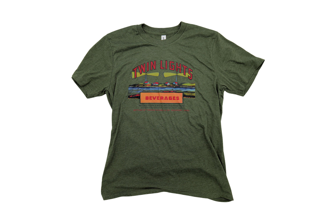 Vintage Rockport T-Shirt - Twin Lights Soda