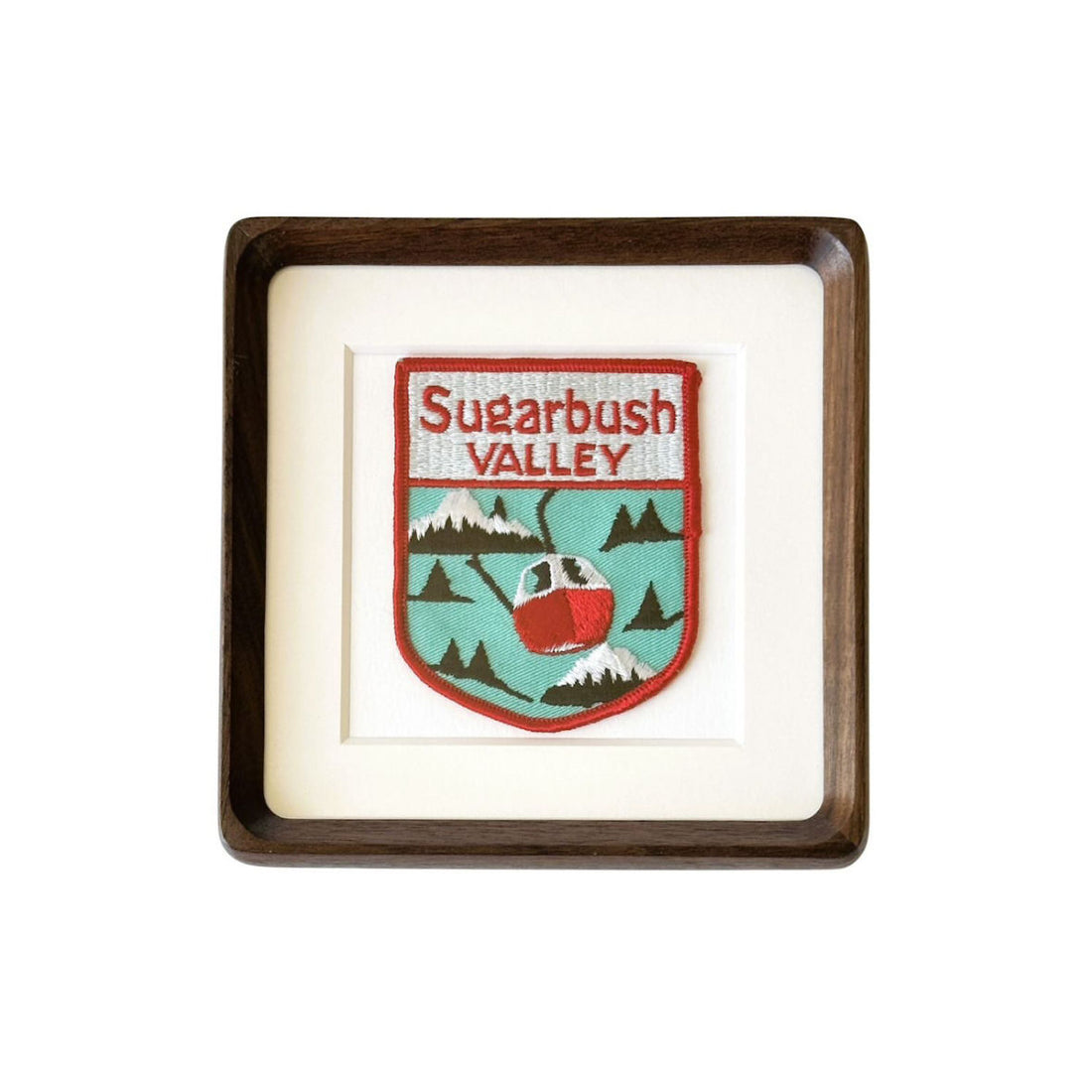 Sugarbush Valley, Vermont - Framed Vintage Travel Patch