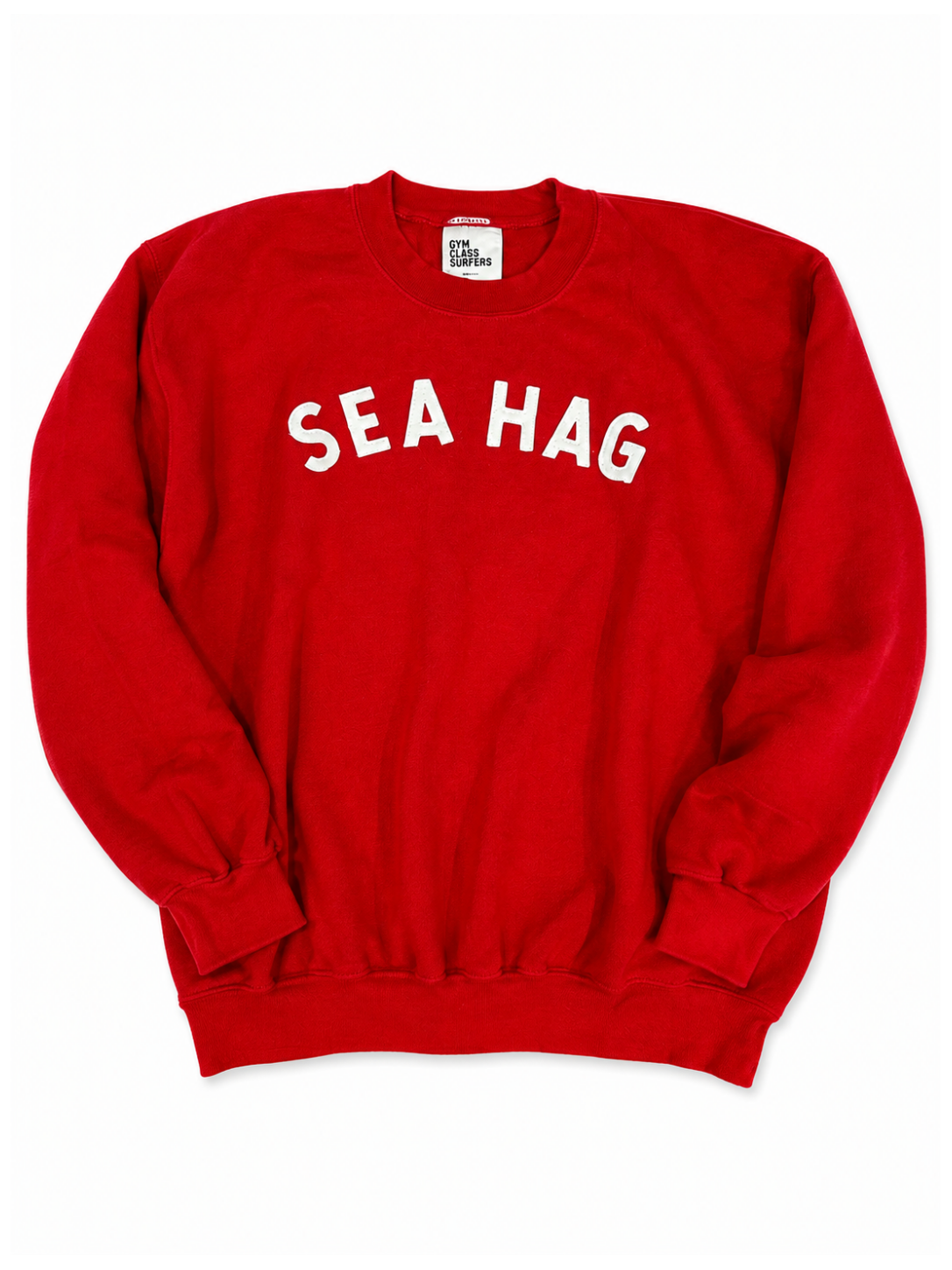 Sea Hag Vintage Red & White Crewneck Sweatshirt - XL
