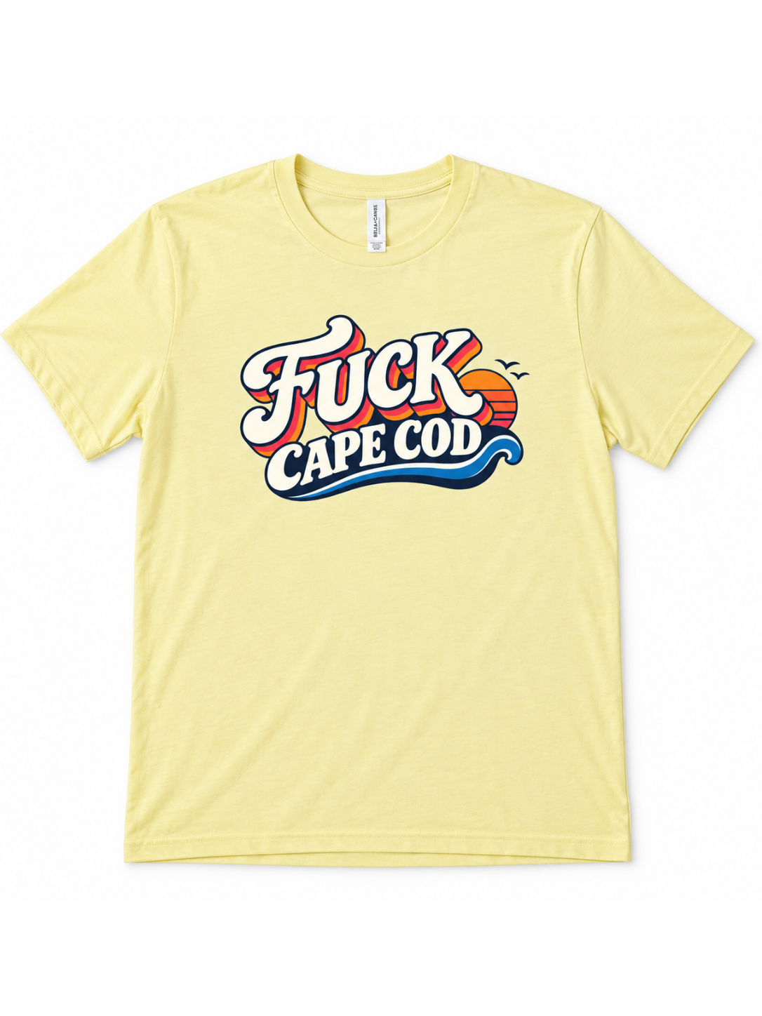 Fuck Cape Cod Tee – Yellow | Widow's Bay