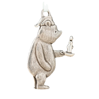 Winnie-the-Pooh with Candle Pewter Ornament | Danforth Pewter