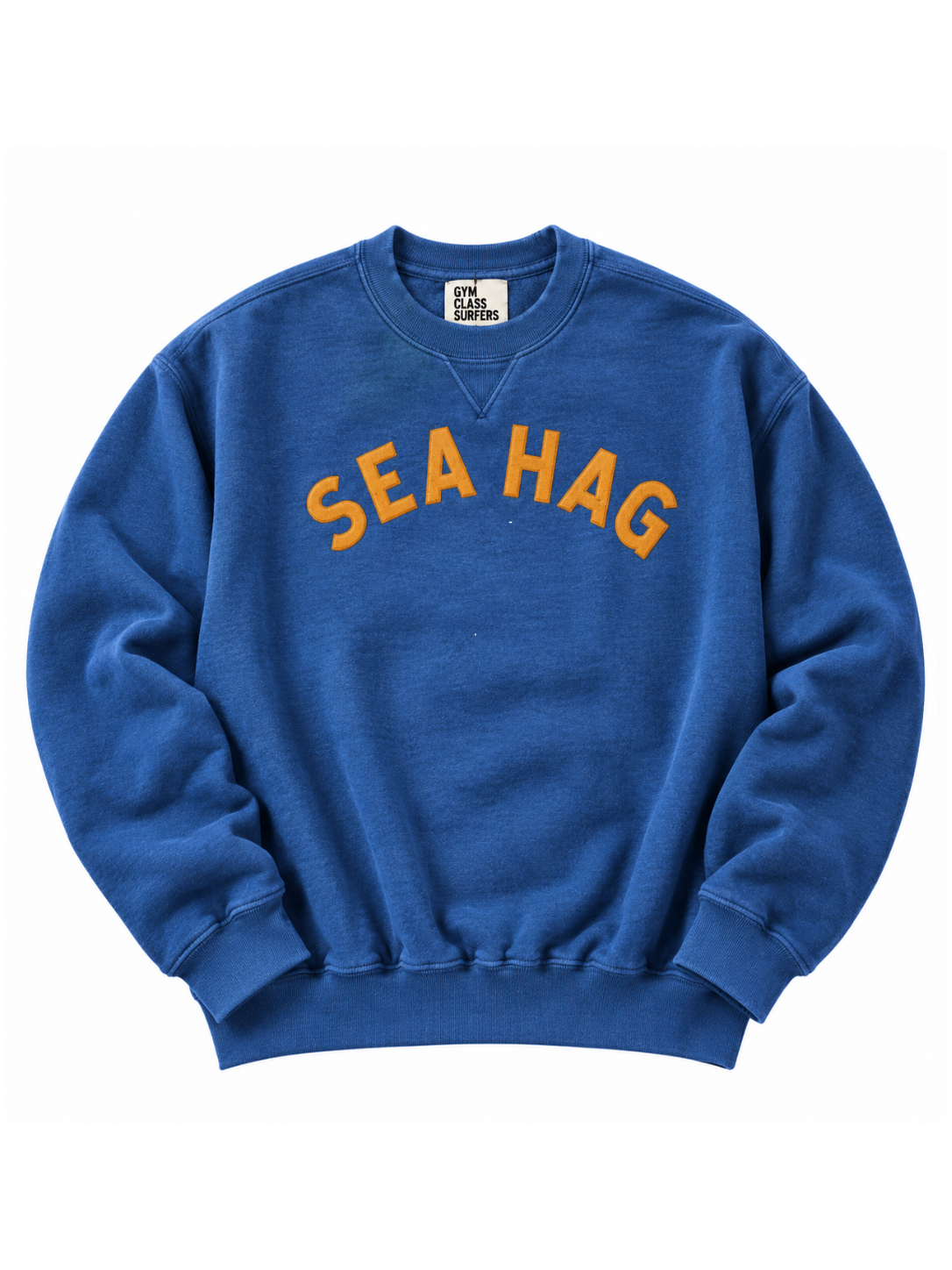 Vintage Sea Hag Crewneck – Vintage Blue & Burnt Orange | Gym Class Surfers XL