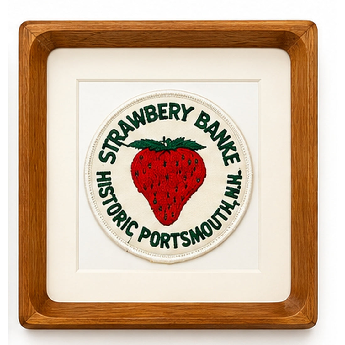 Vintage Strawbery Banke Portsmouth Patch – Framed